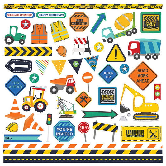 Little Builder 12 x 12 Element Sticker - PhotoPlay image 0