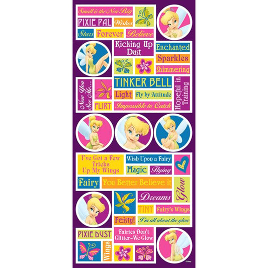 Disney Tinker Bell Phrase Sticker, SandyLion image 0
