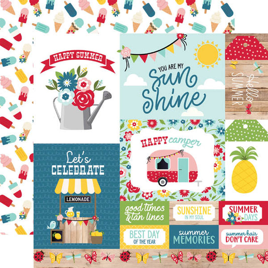 A Slice of Summer Multi Journaling Paper - Echo Park image 0