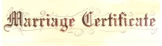 Marriage Certificate Topper / Cock A Doodle image 0
