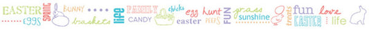 Easter Words Ribbon / Carolees Creations/Adornit image 0