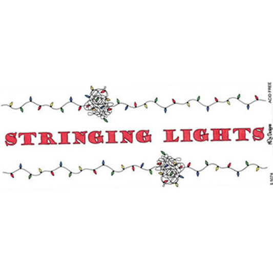 Stringing Lights Sticker by NRN Designs image 0