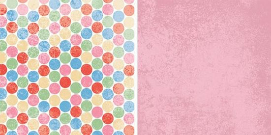 Clown Dots Double-Sided Paper/Carnival Ride Collection - G.C.D Studios image 0