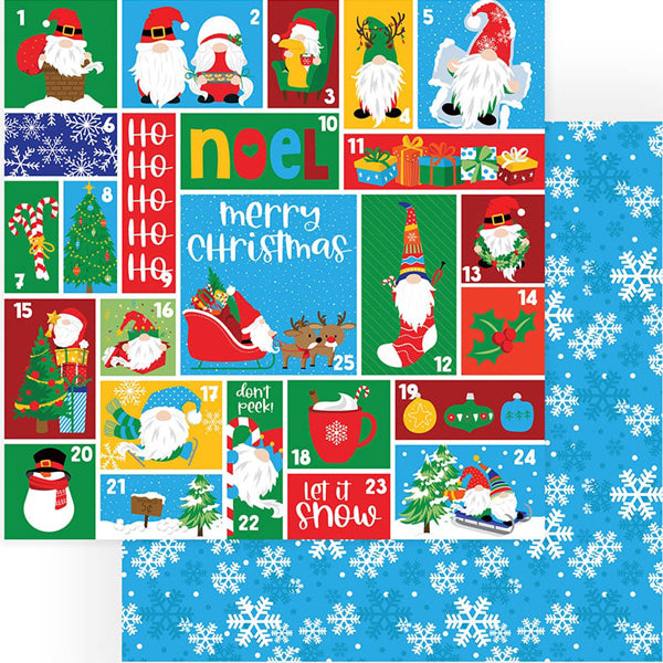 Gnome for Christmas Countdown Paper  - PhotoPlay image 0