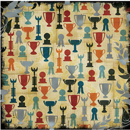 MVP "Robinson" Foiled Cardstock Paper by We R Memory Keepers image 0