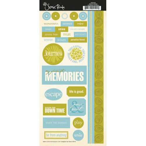 Summer Memories Cardstock Stickers - Scenic Route image 0