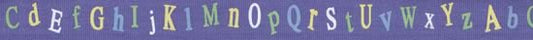 Baby Boy Alphabet Twill Ribbon - Carolees Creation image 0