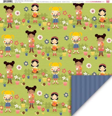 Pretty Little Things/Little Miss Sunshine Double-Sided Paper / My Little Shoebox image 0