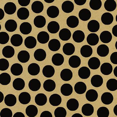 Black &amp; Kraft Big Dot Paper - Canvas Corp image 0