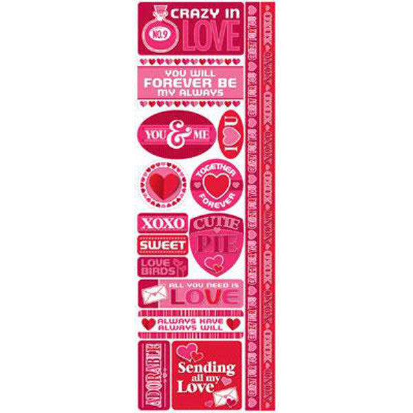 Love Potion Long Cardstock Stickers - Reminisce image 0