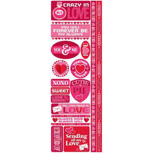 Love Potion Long Cardstock Stickers - Reminisce image 0