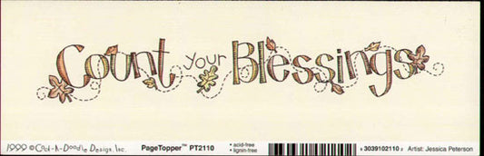 Count your Blessings Topper / Cock A Doodle image 0
