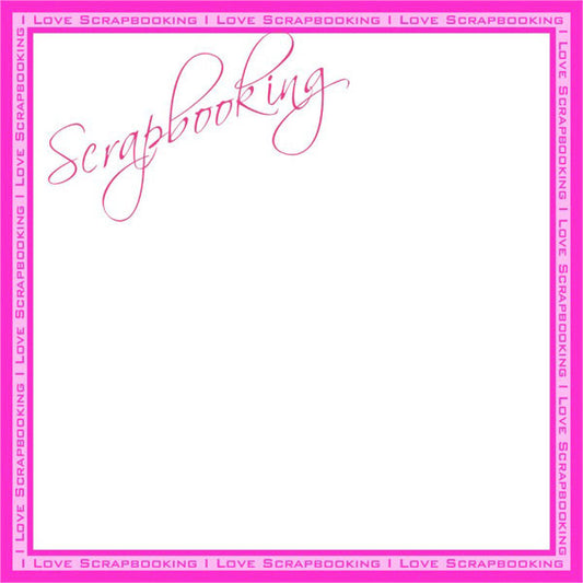 Scrapbook Diva Script Paper - Srcapbook Customs image 0