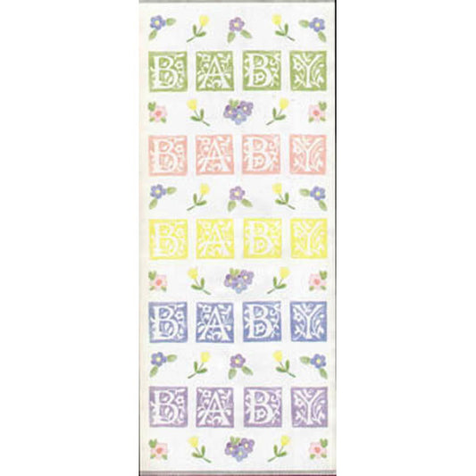 Sweet Dreams Baby Blocks Stickers / Printworks image 0