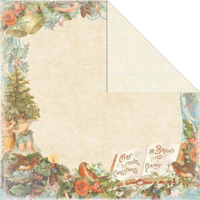 Merry &amp; Bright Double-Sided Christmas Paper - Creative Imaginations image 0