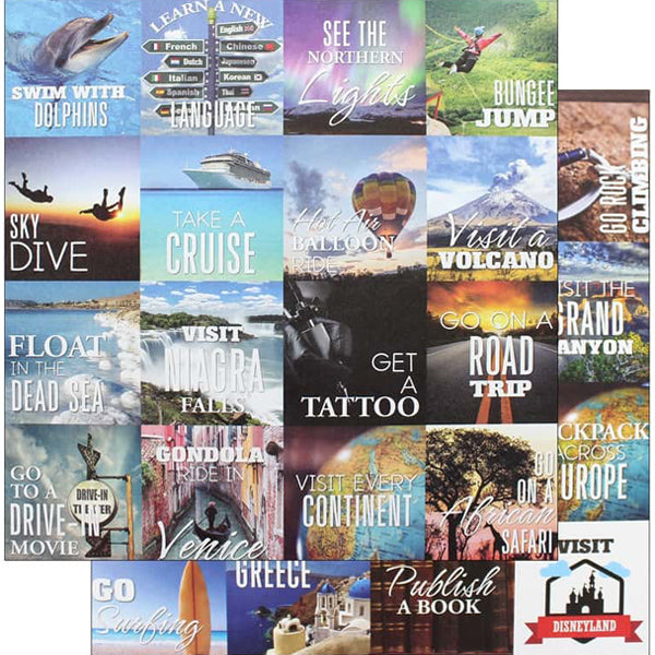 Bucket List Paper/Bucket This Collection - Reminisce image 0
