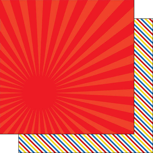 Super Kid Burst Paper - Scrapbook Customs image 0