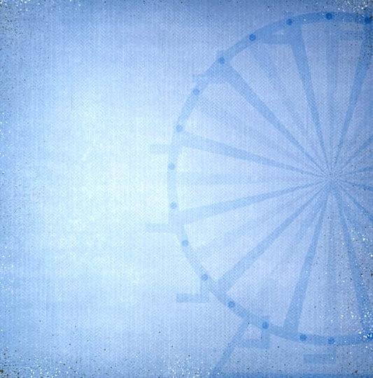 County Fair Ferris Wheel Paper - Scrapbook Customs image 0