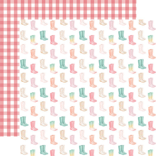 Garden Boots Paper/Here Comes Spring - Carta Bella