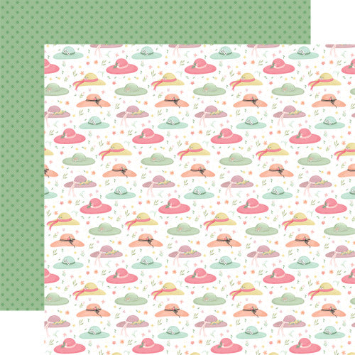 Spring Sun Hat Paper/ Here Comes Spring - Carta Bella