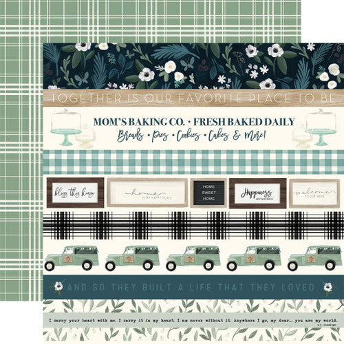 Home Again Border Strips Paper - Carta Bella
