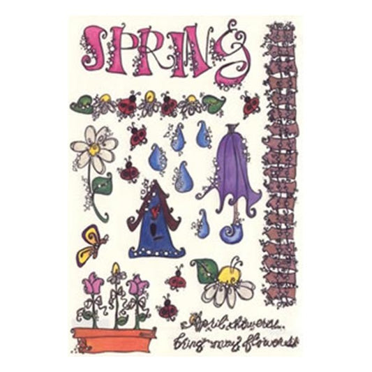 Spring Sticker Large - Heidi Grace