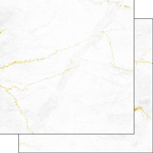 Gold Marble Paper - Scrapbook Customs image 0