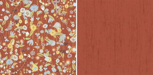 Rustic Wild Flowers Double-Sided Paper/Whoop Dee Doo Collection - G.C.D. Studios image 0