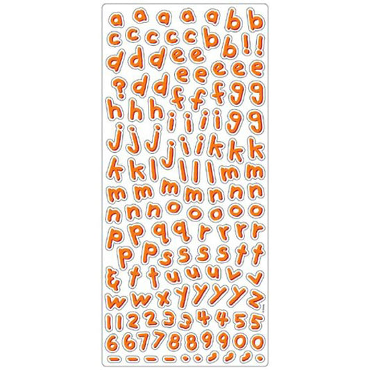 Pooh Alphabet (Orange) Sticker, SandyLion image 0