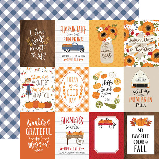 3x4 Fall Journaling Card Paper- Echo Park image 0