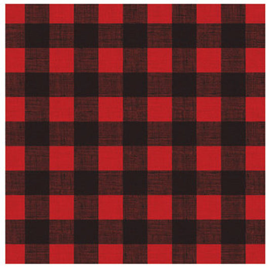 Red &amp; Black Buffalo Checks - Paper Studio image 0