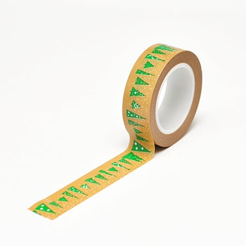 Krafty Christmas Trees Trendy/Washi - Queen &amp; Co image 0