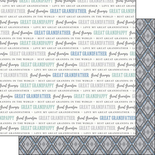 Great Grandfather Pride Paper - Scrapbook Customs image 0