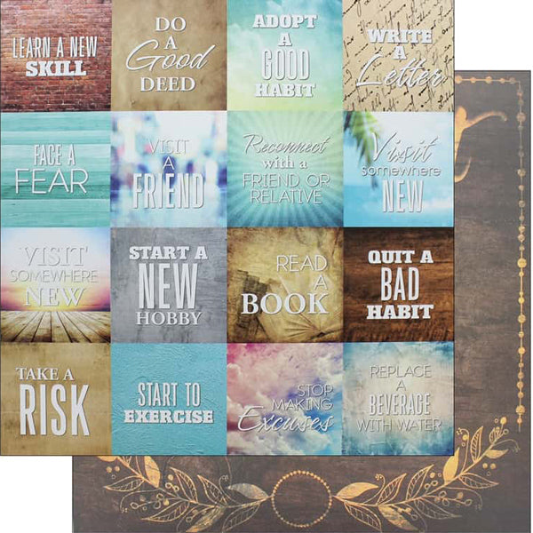 Seize the Day Paper/Bucket List Collection - Reminisce image 0