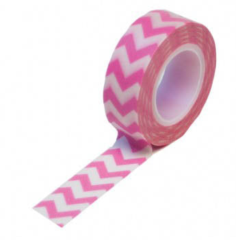 Pink Chevron Trendy/Washi Tape -  Queen & Co image 0