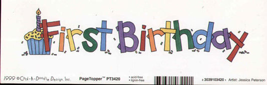 First Birthday Topper / Cock A Doodle image 0