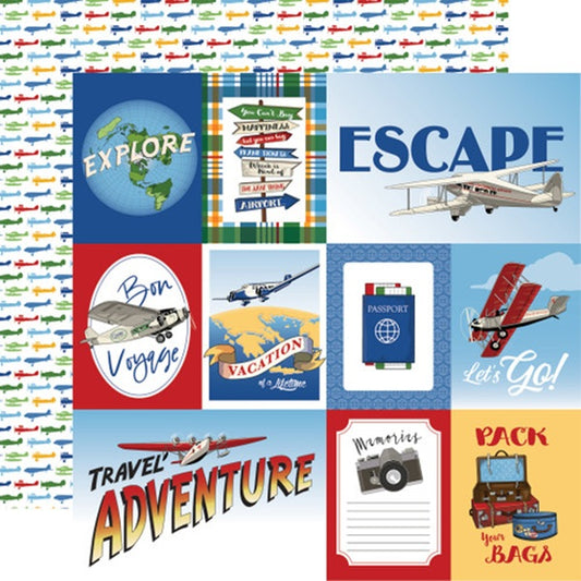 Our Travel Adventure Multi Journaling Cards Paper-Carta Bella image 0