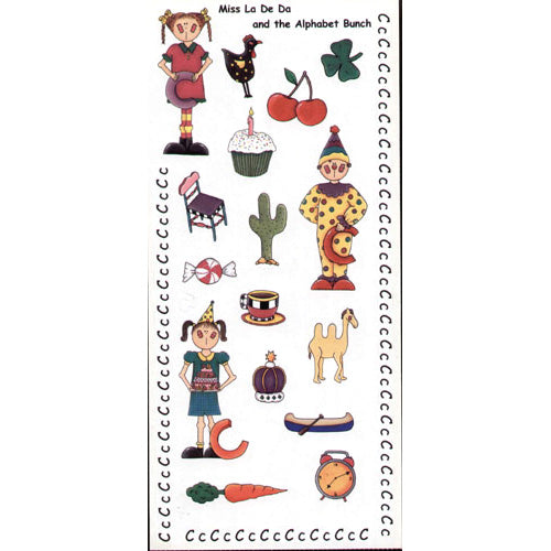 Miss La De Da Letter C Sticker by Tie Me To The Moon image 0