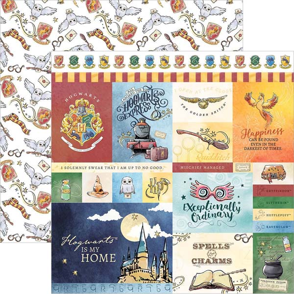 Harry Potter Watercolor Tags Paper - Paper House image 0