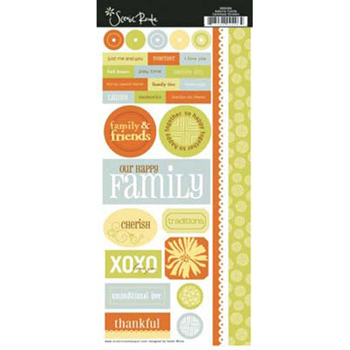 Ashville Family Cardstock Stickers - Scenic Route image 0