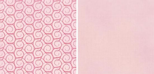 Pink Swirlies Double-Sided Paper/Rose Colored Glasses Collection - G.C.D. Studios image 0