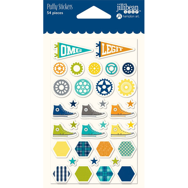 2 Cool for School Puffy Sticker - Jillibean Soup image 0