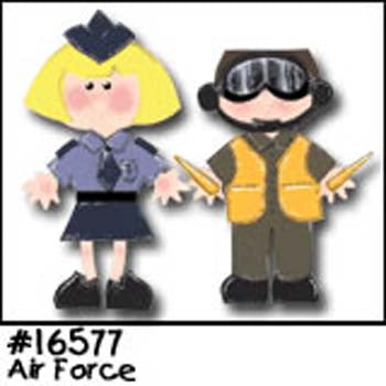 Air Force Stick Kids by Stamping Station image 0