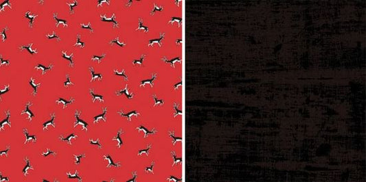 Reindeer Double-Sided Paper/Winter Wonderland Collection - G.C.D. Studios image 0