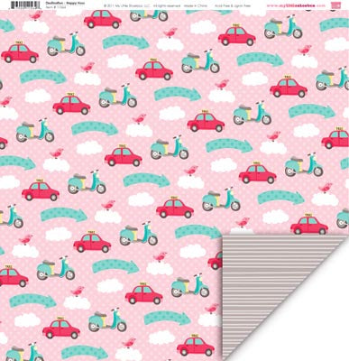 Destination Happy Hour Double-Sided Paper / My Little Shoebox image 0