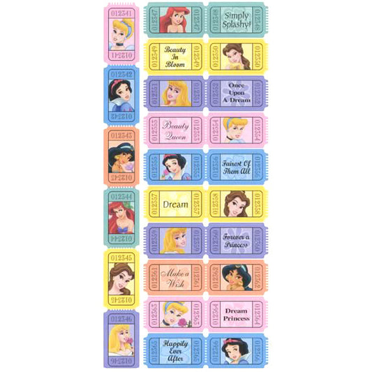 Disney Princess Tickets Sticker, SandyLion image 0