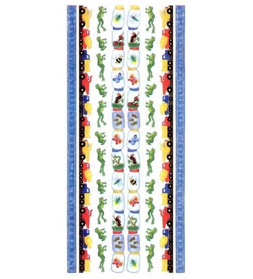 Little Boys Border Sticker, SandyLion