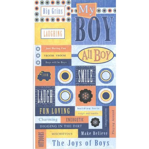 My Boy Cardstock Sticker - Carolees Creation