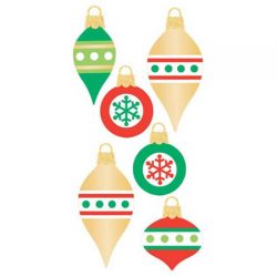 Ornaments 3-D Essentials Sticker, SandyLion