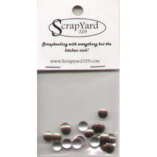 Small Antique Circles Metal Embellishments / Scrap Yard 329